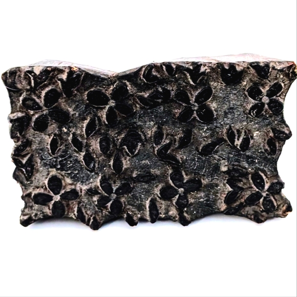 Wooden Textile Printing Block – India – Early 20th Century – Missing Handle - Picture 1 of 2